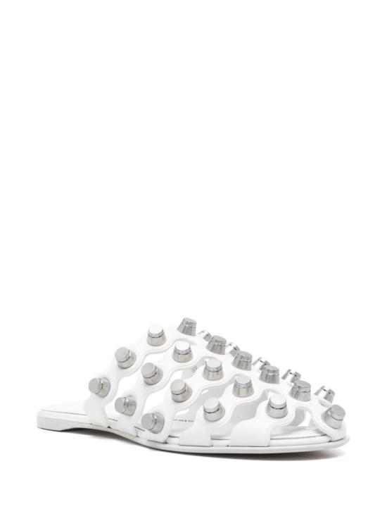 26SS 알렉산더 왕 뮬/슬리퍼 30125M014144 White - ALEXANDER WANG