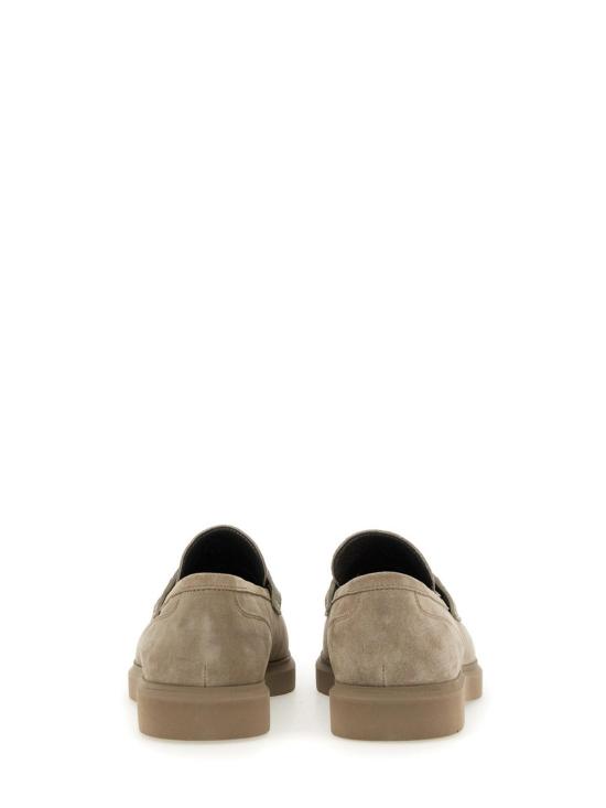 26SS 브루넬로 쿠치넬리 모닐레 디테일 스웨이드 페니 로퍼 MZSFG2370C5859 Beige - BRUNELLO CUCINELLI