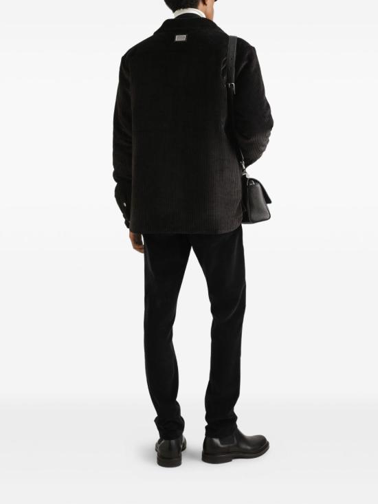 25FW 돌체앤가바나 스트레이트 팬츠 GYJCCT GJ589N0000 Black - DOLCE & GABBANA