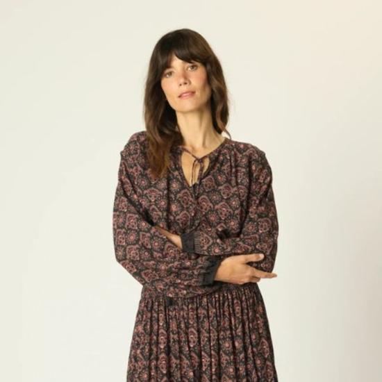  나탈리 마틴 민소매 티셔츠 아멜리아 탑 플뢰르 드 리스 - NATALIE MARTIN