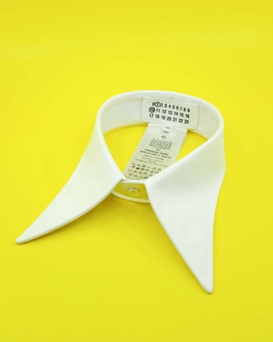 마르지엘라 여행용품 메종  코튼 팝린 칼라 화이트