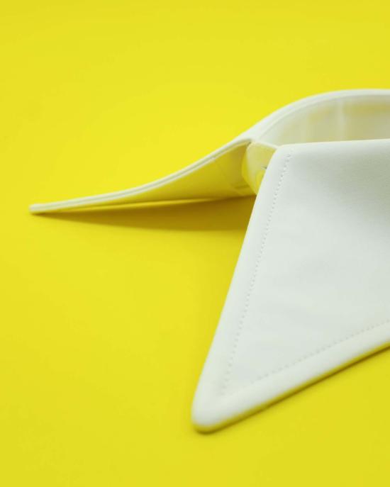  마르지엘라 여행용품 메종  코튼 팝린 칼라 화이트 - MAISON MARGIELA