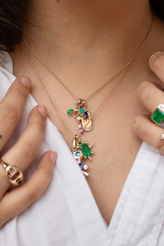  스코샤 팔찌 플레인 인핸서 참 - SCOSHA