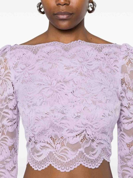 25SS 파코라반 긴팔 티셔츠 PJT0845PA0170P519 Purple - PACO RABANNE