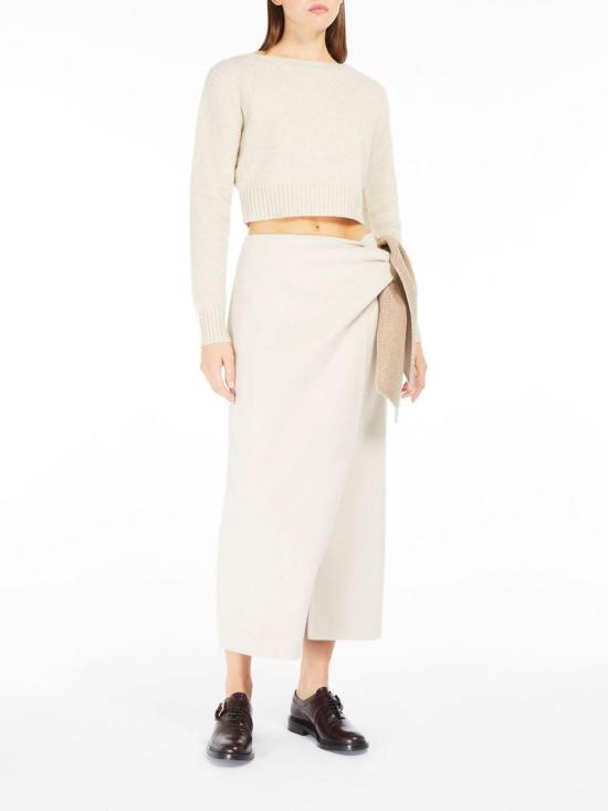 25FW 막스마라 긴팔 티셔츠 421366062600002 Beige - MAX MARA