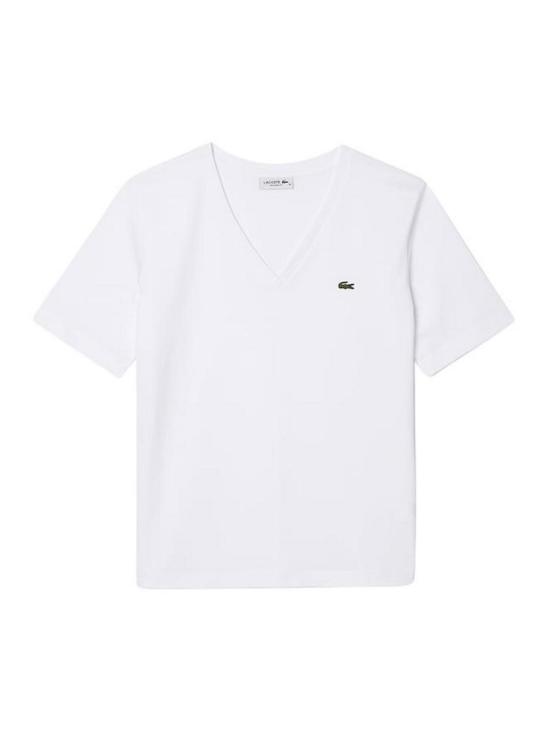 26SS 라코스테 반팔 티셔츠 TF7300001 White