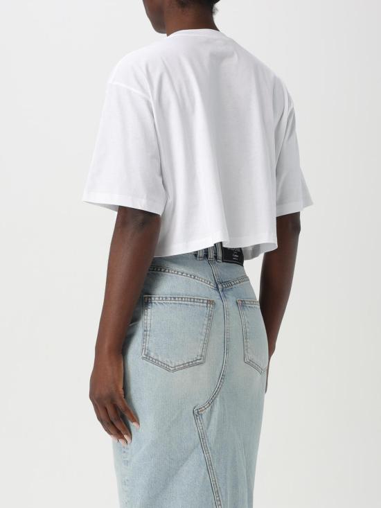 25FW 발망 반팔 티셔츠 BF1EE020BB02 GAB White - BALMAIN