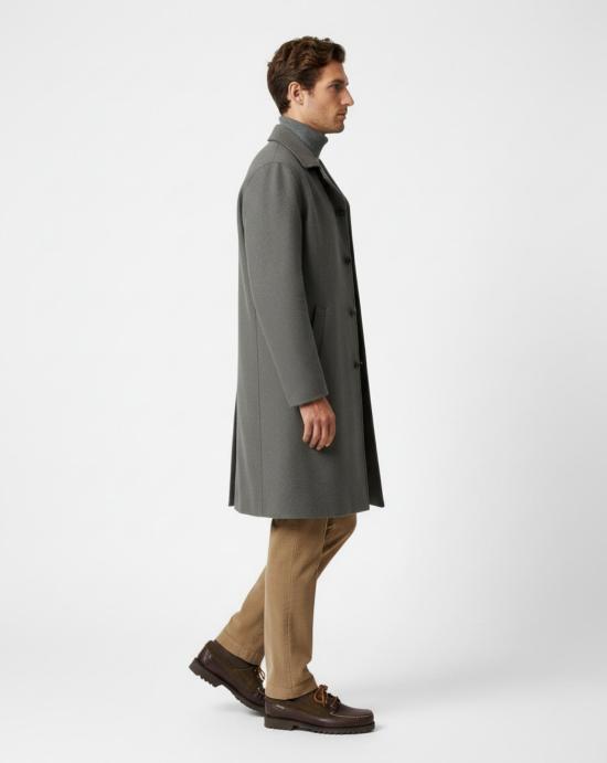  아미 울 벨티드 코트 HCO471WV0022 055 Grey - AMI