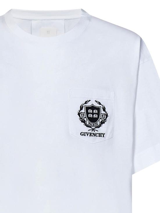  지방시 반팔 티셔츠 BM71J83YL0100 White - GIVENCHY