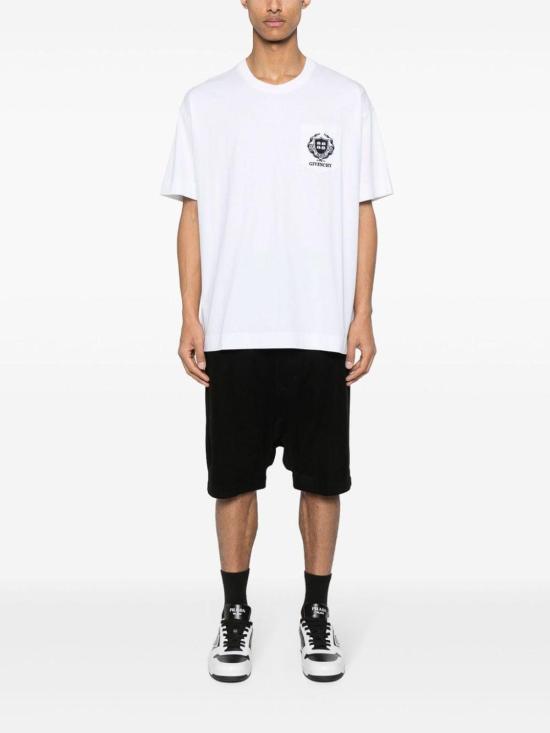  지방시 반팔 티셔츠 BM71J83YL0100 White - GIVENCHY