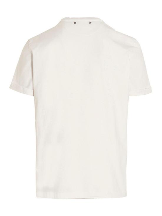 26FW 골든구스 반팔 티셔츠 GMP01220P00063810363 White - GOLDEN GOOSE