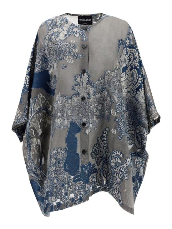  조르지오 아르마니 케이프 1SHGG0KXT029QF8MN Grey