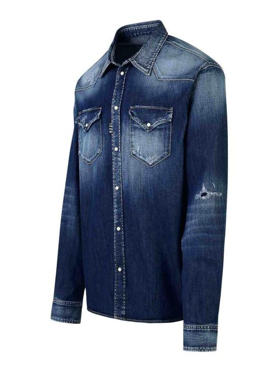  디스퀘어드2 데님 셔츠 S79DL0049S30341470 Blue - DSQUARED2