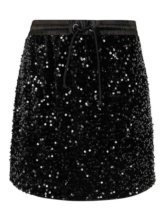 25FW 엠포리오 아르마니 미디 스커트 6D2N6A2JRUZ0999 Black