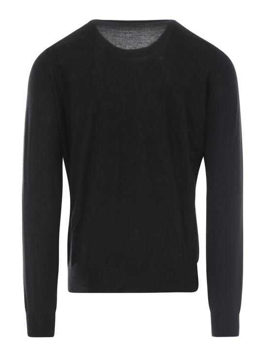 26FW 브루넬로 쿠치넬리 크루 넥 스웨터 M2300100CH101 Black - BRUNELLO CUCINELLI