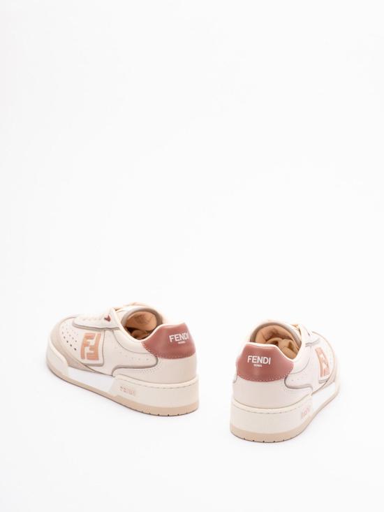  펜디 매치 소프트 레더 스웨이드 스니커즈 8E8670ASB2F1RUY PINK - FENDI