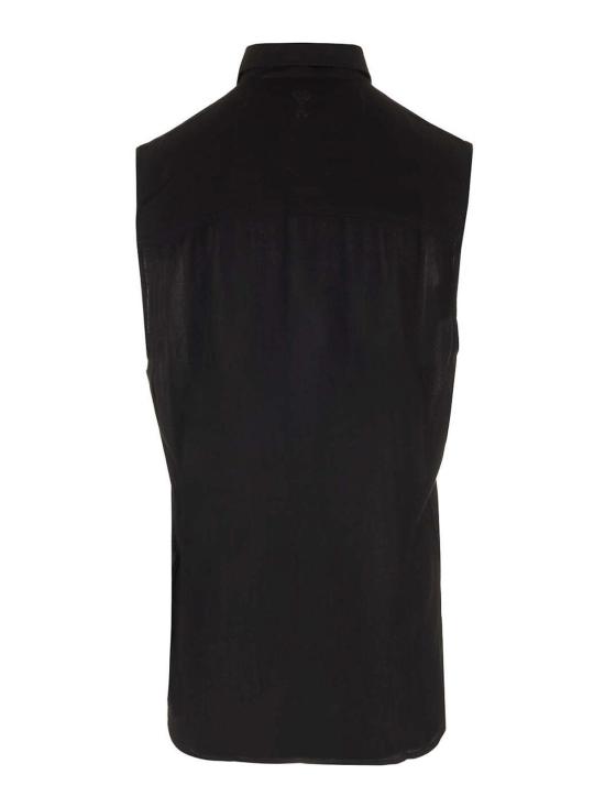 24FW 아미 민소매 티셔츠 USH227VI0016001 Black - AMI