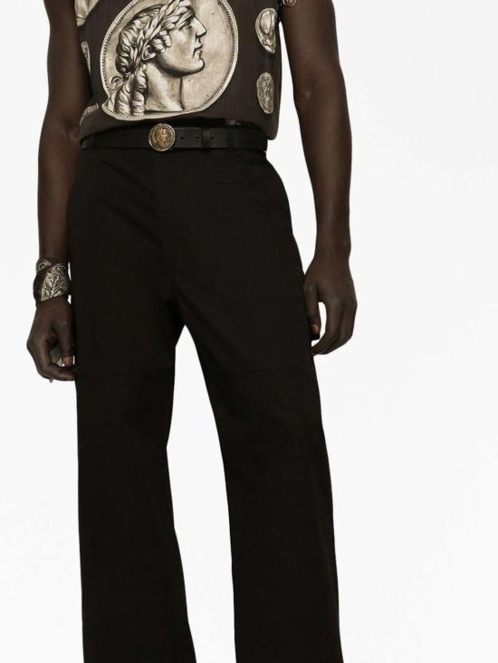  돌체앤가바나 스트레이트 팬츠 GV4ZXTFUFMLN0000 Black - DOLCE & GABBANA