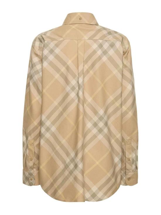 25FW 버버리 체크 긴팔 셔츠 8083594 Beige - BURBERRY