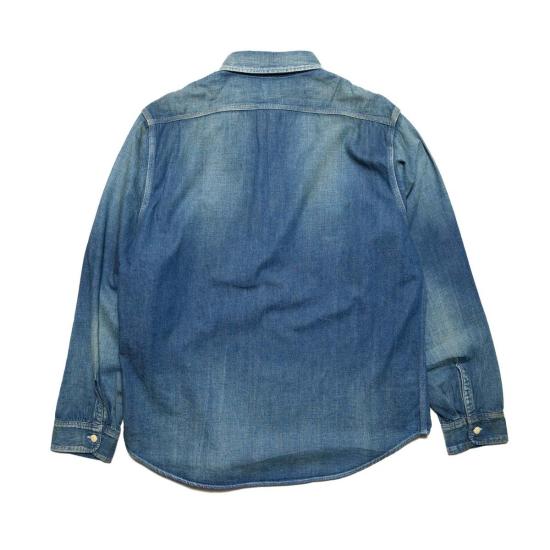  슈가케인 데님 셔츠 사탕수수 Sc29474 작업용 - SUGAR CANE