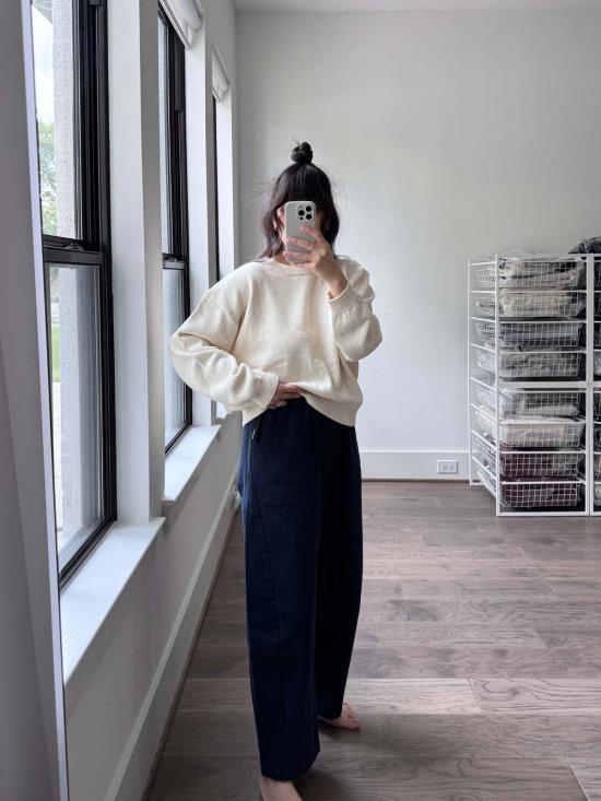  르 본 숍 양말 Le Bon Shoppe 아크 팬츠 네이비 - Le Bon Shoppe