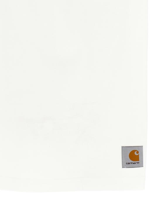 25SS 칼하트 WIP 반팔 티셔츠 I0346462Y2XX White - CARHARTT WIP