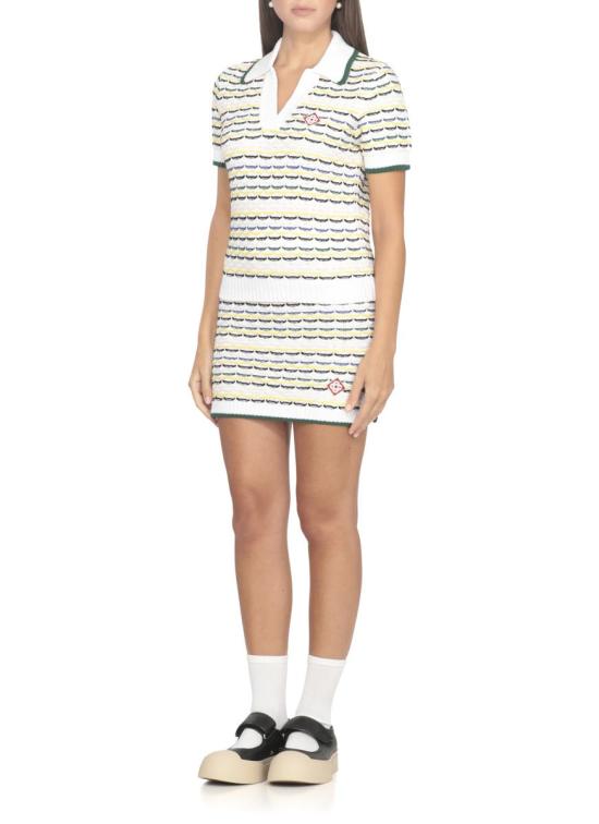 25FW 카사블랑카 스커트 WPF25KW102601COTTON WHITE - CASABLANCA