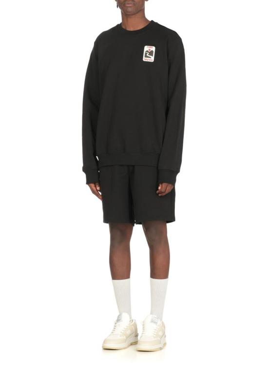 25FW 카사블랑카 스웨터 MPF25JTP29301BLACK LOOPBACK Black - CASABLANCA