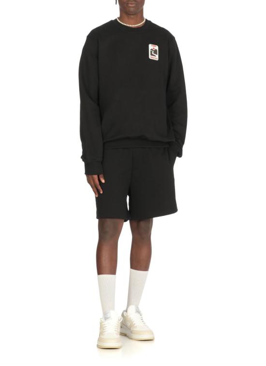 25FW 카사블랑카 스웨터 MPF25JTP29301BLACK LOOPBACK Black - CASABLANCA