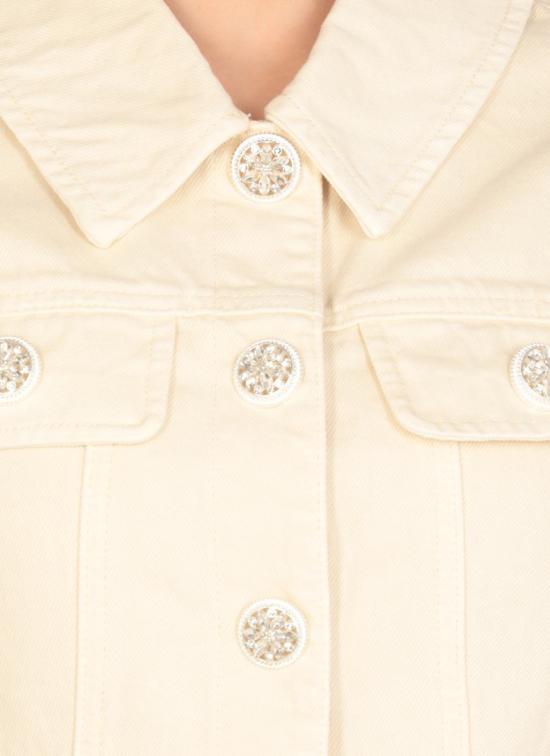 25FW 셀프 포트레이트 원피스 PF25811SCCOLLARED DENIM MINICREAM Beige - SELF PORTRAIT