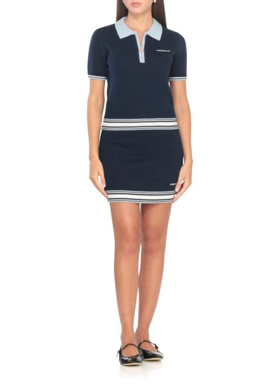 25FW 카사블랑카 스커트 WPF25KW102901MERINO BLUE - CASABLANCA