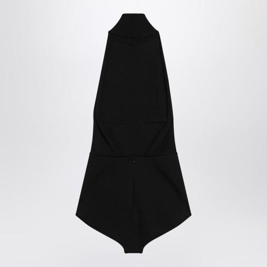 25SS 막스마라 바디수트 티셔츠 APOGEO1234CO Q MAXM 012 Black - MAX MARA