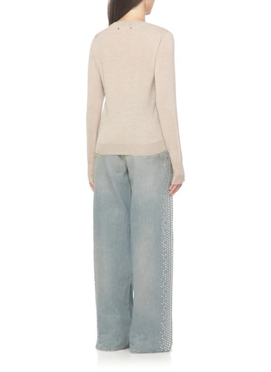 25FW 골든구스 스웨터 GWP00952 P000665 55150GOLDEN WS Beige - GOLDEN GOOSE