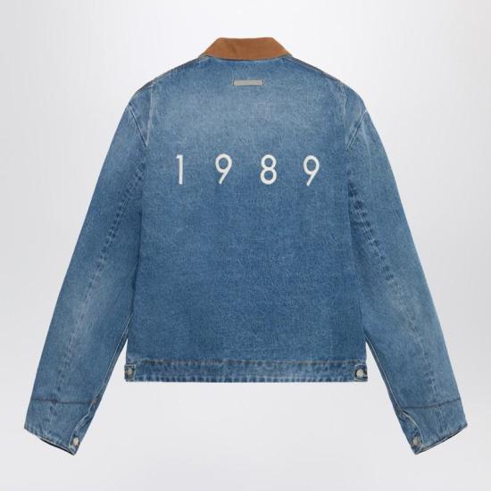 24FW 1989 스튜디오 데님 자켓 MFW24 713 LOGOCO P 1989 BLU BLUE - 1989 STUDIO