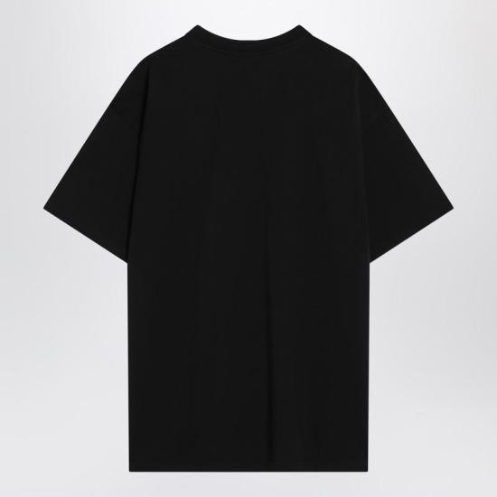 25FW 지방시 반팔 티셔츠 BM71NK3YRV R GIV 001 Black - GIVENCHY
