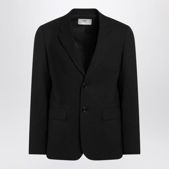 25SS 아미 자켓 HBV008WV0066 Q AMI 001 Black