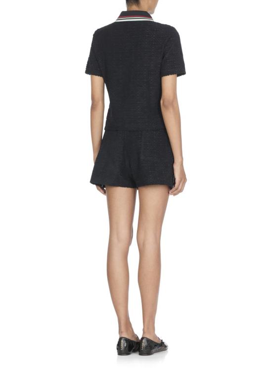 25FW 카사블랑카 셔츠 WPF25JTP37701MONOGRAM TOWELLING Black - CASABLANCA