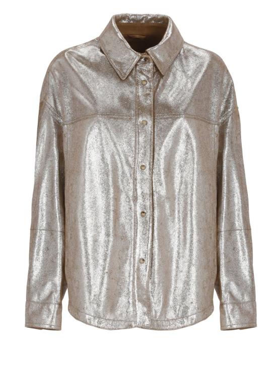 25FW 브루넬로 쿠치넬리 셔츠 MPFOL7867C9048 BROWN