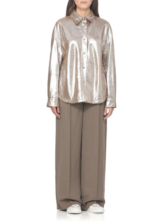 25FW 브루넬로 쿠치넬리 셔츠 MPFOL7867C9048 BROWN - BRUNELLO CUCINELLI