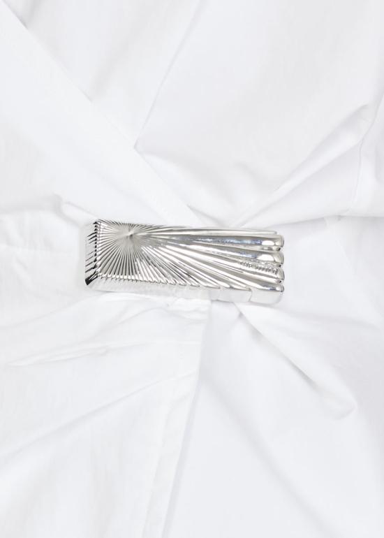 25FW 디 아티코 블라우스 251WCE00005CCC052AA001 WHITE - THE ATTICO