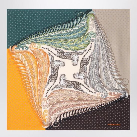 25FW 살바토레 페라가모 머플러/스카프 0785658SI R FERRA VM MULTICOLOR - SALVATORE FERRAGAMO