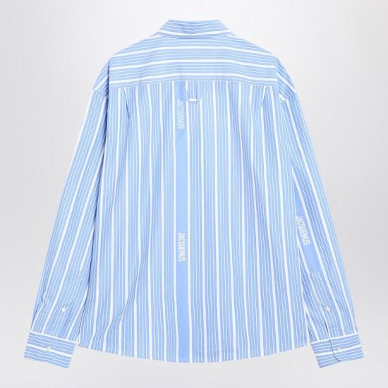 25FW 자크뮈스 긴팔 셔츠 24ESHM00001AW00494 R JACQM 3EV BLUE - JACQUEMUS
