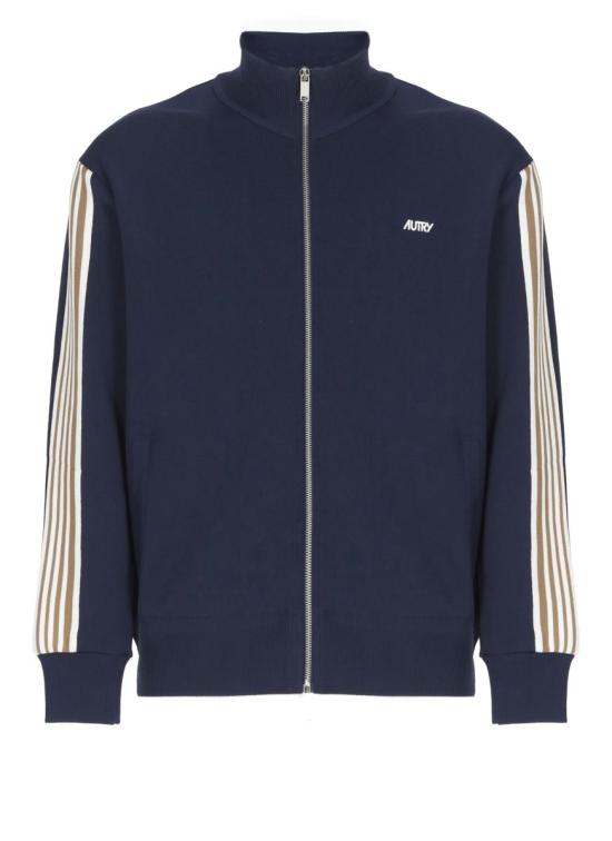 25FW 오트리 집업 니트 JAPMB5KBBLUE