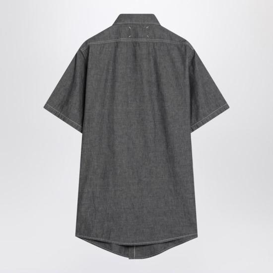 25SS 마르지엘라 반팔 셔츠 S50DR0010M30022 Q MARGI 854 GREY - MAISON MARGIELA