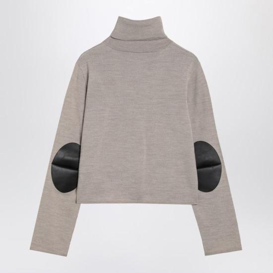 25FW MM6 메종마르지엘라 터틀넥 S52HA0296M13133 R MM6 806M Beige - MM6 MAISON MARGIELA