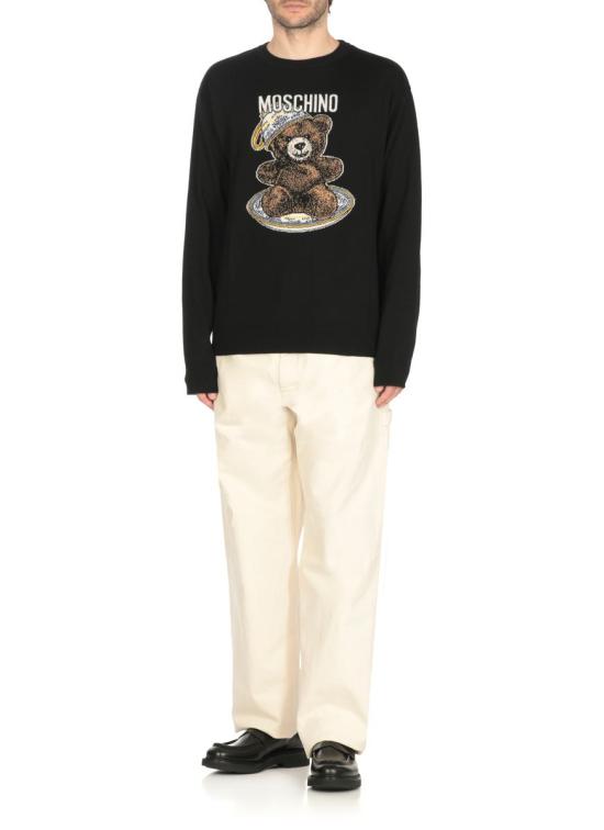 25FW 모스키노 스웨터 092952002555 Black - MOSCHINO