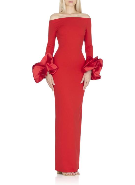 25FW 솔러스런던 롱 원피스 OS40014RED - SOLACE LONDON