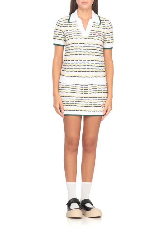 25FW 카사블랑카 블라우스 WPF25KW101501COTTON WHITE - CASABLANCA