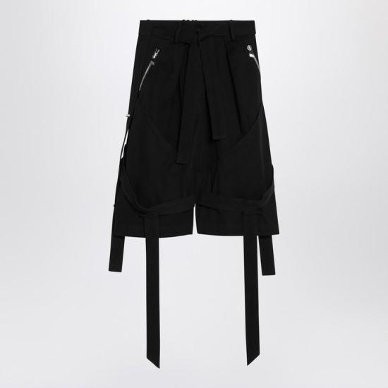 25SS 디 아티코 숏팬츠 250WCQ00010DDD088A Q ATTIC 100 Black