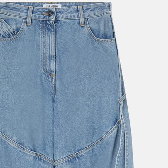 25FW 디 아티코 스트레이트 팬츠 251WCP00279DDD085A R ATTIC 024 BLUE - THE ATTICO